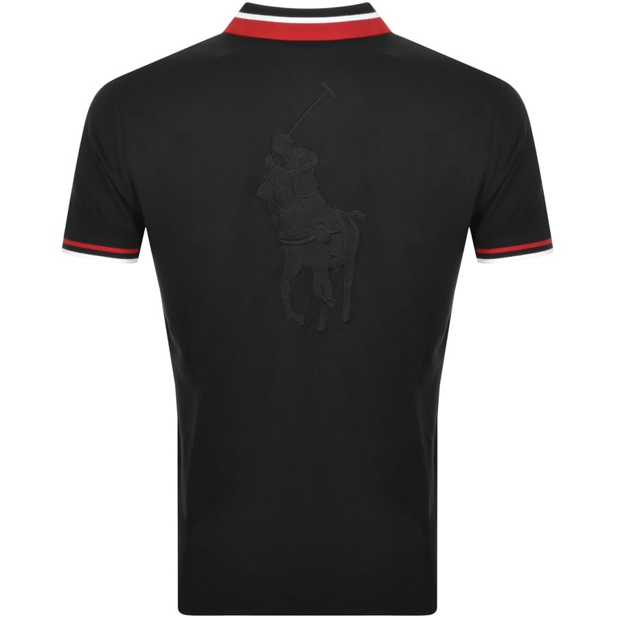 Alternative Image for ProductRalph Lauren Basic Mesh Polo T Shirt Black2